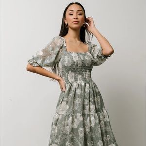 BALTIC BORN Fabian Jacquard Midi Dress